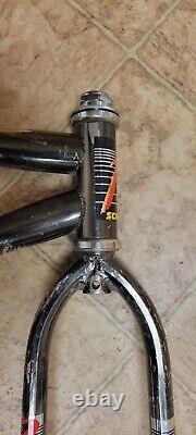 Vintage 1985' Schwinn Predator BMX 1/4 Flash Smoke Chrome Frameset 20 Haro GT