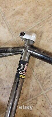 Vintage 1985' Schwinn Predator BMX 1/4 Flash Smoke Chrome Frameset 20 Haro GT