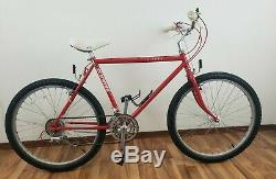 Vintage 1986 Red & White Schwinn Sierra Mountain Bike 26