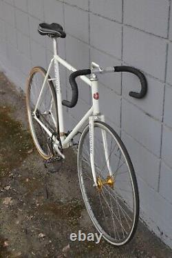 Vintage 1986 Schwinn Madison Track Bike Fixed Gear Steel 57cm L Paramount