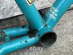 Vintage 21.5 Schwinn Mirada Teal Frame 23 Top 80s 7 speed MTB 26er Gravel