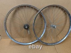 Vintage 26 Bicycle Drop Center Wheels Set NOS Schwinn Monark Roadmaster &