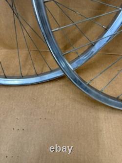 Vintage 26 Bicycle Drop Center Wheels Set NOS Schwinn Monark Roadmaster &