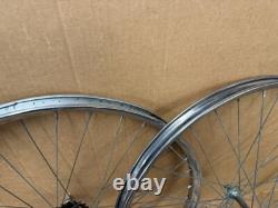 Vintage 26 Bicycle Drop Center Wheels Set NOS Schwinn Monark Roadmaster &