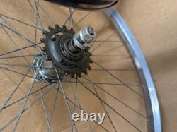 Vintage 26 Bicycle Drop Center Wheels Set NOS Schwinn Monark Roadmaster &