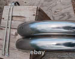 Vintage 26 Deluxe S-7 Schwinn Bike FENDERS & BRACES Corvette Hand Brake Bicycle