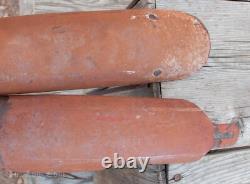 Vintage 26 Prewar Schwinn DX Bike FENDERS & BRACES FatTire Tank Cruiser Bicycle