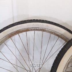 Vintage 26 Schwinn Tires Shelby Rims Wheels 1940s Bicycle 26 x 2.125 S-2