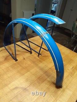 Vintage 26 inch 1950s clean Schwinn bicycle front and rear fenders