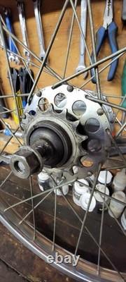 Vintage 50's Schwinn Rear Wheel 26 S7 Drum Brake Rare Whizzer or Deluxe