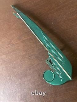 Vintage 50s Green Schwinn Original Bicycle Chainguard 26 Panther Phantom Hornet
