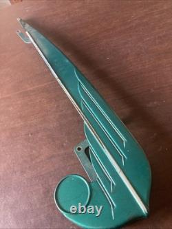 Vintage 50s Green Schwinn Original Bicycle Chainguard 26 Panther Phantom Hornet