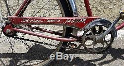 Vintage 54-65 Schwinn Jaguar Bicycle Serial #c128267 Red