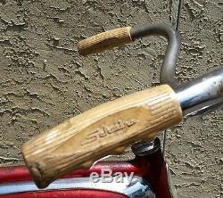 Vintage 54-65 Schwinn Jaguar Bicycle Serial #c128267 Red