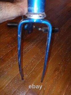 Vintage 70s Lil Chik Stingray Original Schwinn Blue Frame Fork Pedal PARTS Only