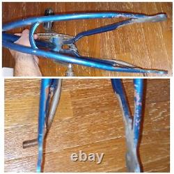 Vintage 70s Lil Chik Stingray Original Schwinn Blue Frame Fork Pedal PARTS Only