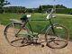 Vintage 70s Schwinn Speedster Green Bike Bicycle Headlamp Rack Barn Find Se Sd