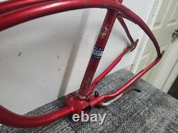 Vintage 76 Schwinn Stingray 20 Boys Bicycle Frame Fork Banana Seat Muscle Bike