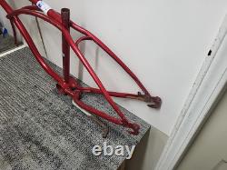 Vintage 76 Schwinn Stingray 20 Boys Bicycle Frame Fork Banana Seat Muscle Bike