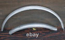 Vintage Aluminum Prewar Schwinn Bicycle FENDERS Hawthorne Wood Wheel Motor Bike