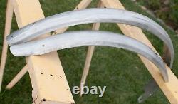 Vintage Aluminum Prewar Schwinn Bicycle FENDERS Hawthorne Wood Wheel Motor Bike