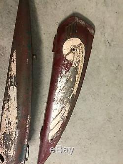 Vintage Antique Prewar Schwinn Bicycle Bike Tank Rare No Embossed Original Paint