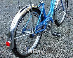 Vintage BLUE 1964 Schwinn J-88 FAIR LADY Stingray Bicycle S7 Original Paint LQQK