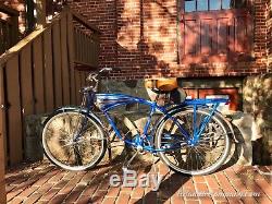 Vintage Balloon Tank Cruiser Deluxe Schwinn Bicycle -Phantom / Antique Bike