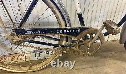 Vintage Barn Find Original Genuine Schwinn CORVETTE 26 Men's Black Bike Chicago