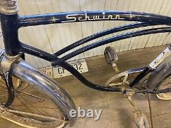 Vintage Barn Find Original Genuine Schwinn CORVETTE 26 Men's Black Bike Chicago