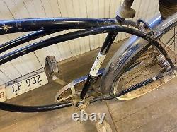 Vintage Barn Find Original Genuine Schwinn CORVETTE 26 Men's Black Bike Chicago