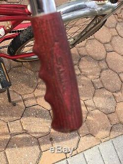 Vintage Beauty! Unrestored 1977 SCHWINN Red STINGRAY Bicycle Local Pickup Only