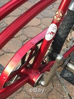 Vintage Beauty! Unrestored 1977 SCHWINN Red STINGRAY Bicycle Local Pickup Only