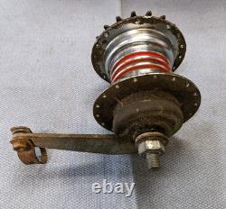 Vintage Bendix 2 Speed Red Band Kickback Bicycle Hub, Schwinn Balloon 36 Hole