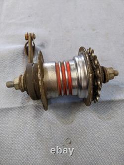 Vintage Bendix 2 Speed Red Band Kickback Bicycle Hub, Schwinn Balloon 36 Hole