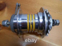 Vintage Bendix Two 2 Speed Kick Back Rear Hub Yellow Band USA Old Schwinn