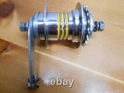 Vintage Bendix Two 2 Speed Kick Back Rear Hub Yellow Band USA Old Schwinn
