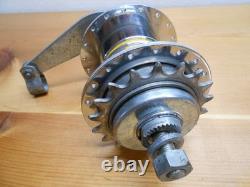 Vintage Bendix Two 2 Speed Kick Back Rear Hub Yellow Band USA Old Schwinn