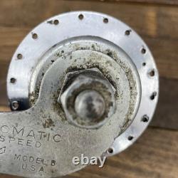 Vintage Bendix Yellow Band 2 Speed Kickback Hub USA Model B Bicycle 36H Schwinn