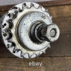Vintage Bendix Yellow Band 2 Speed Kickback Hub USA Model B Bicycle 36H Schwinn