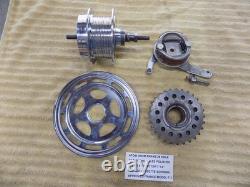 Vintage Bicycle Atom Drum Brake 36 Hole 5 Speed Cog Protector Polished Lot #33
