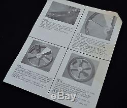 Vintage Bicycle Mag Wheel Kit-NOS for Schwinn Stingray Rear S-2 RARE ACCESSORY