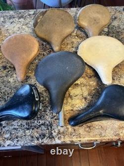 Vintage Bicycle Seats Schwinn Shelby Dayton messenger Troxel