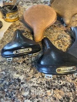 Vintage Bicycle Seats Schwinn Shelby Dayton messenger Troxel
