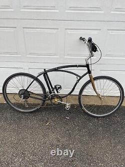 Vintage Black 1961 Schwinn BMX Beach Cruiser Coaster Klunker Rat Rod