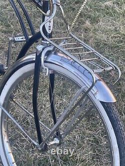 Vintage Black Schwinn 1961 5 Speed Corvette Cruiser Bicycle