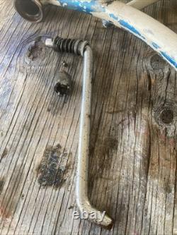 Vintage Blue Schwinn 1964 Stingray Shorty M4 Bicycle Frame Deluxe With Kickstand