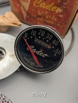 Vintage CADET Schwinn Bike Speedometer 1958 Bicycle NOS in Box