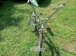 Vintage Campus green 69 Schwinn Stingray 5 speed Fastback muscle bike not krate