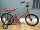 Vintage Cardinal Red Schwinn Sting Ray Pixie 2 Bicycle 16 In Tire 1977 Euc